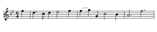 Johnson's Jigg - staff notation
