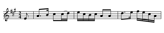 Johnson’s Reel [4] - staff notation