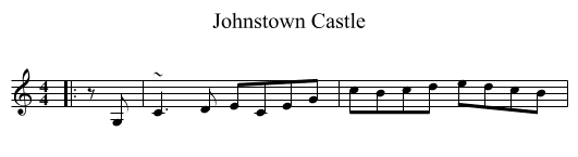 Johnstown Castle - staff notation