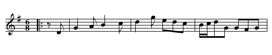 Jokey to the Fair (with seconds) JBut.356 - staff notation