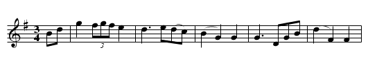 Jokkmokks-valsen - staff notation
