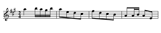 Jolie Flamande. EHo.088, La - staff notation