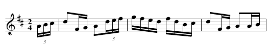Jolly Clam-Diggers [2] - staff notation
