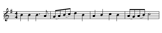 Jolly mortals fill your glasses - staff notation