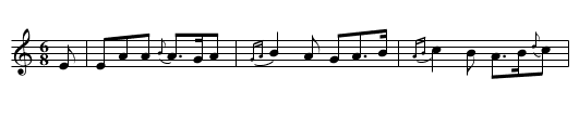 Jolly old Woman, The - staff notation