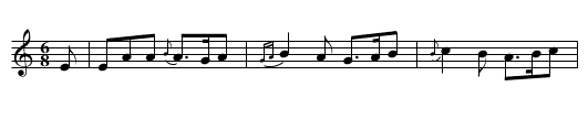 Jolly Old Woman, The - staff notation