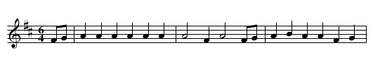 Jolly Roger. PFD2.049 - staff notation