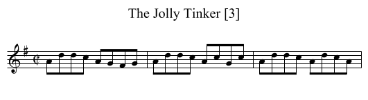 Jolly Tinker [3], The - staff notation