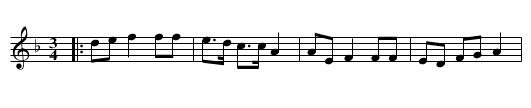 Jon-Mas polskan Nr 1 - staff notation
