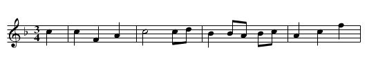 J&ouml;nsagubbens vals - staff notation