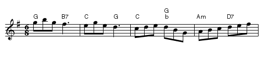 Jopplety How - staff notation