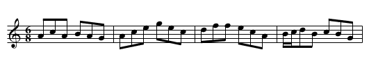 Jorgen's Jig - staff notation