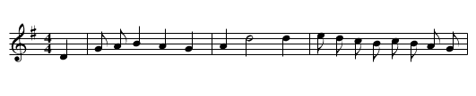 Josephine - staff notation