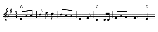 Josephine's - staff notation
