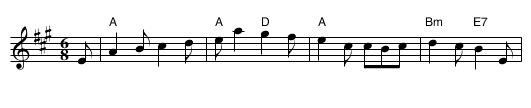 Joy Street Jig - staff notation