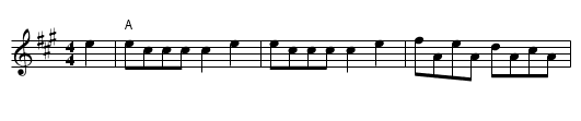 Joys Of Quebec - staff notation