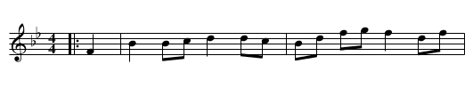 Juanita - staff notation