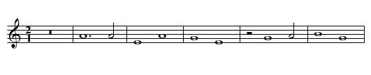 Jubilate Deo omnis terra / Shout with joy to God, all the earth / Laudate nomen ejus / Praise his name - staff notation