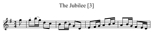 Jubilee [3], The - staff notation