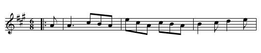 Judy McFadden's Jig - staff notation