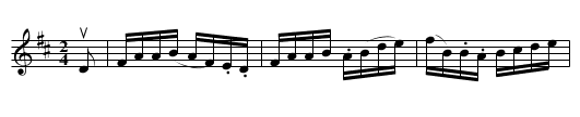 JUDY'S -- REEL - staff notation