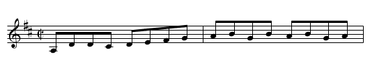Jug of Punch [1] - staff notation