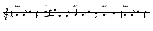 Juice of Barley - staff notation