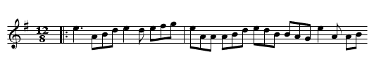 Julia Clifford's Slide - staff notation