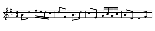 Julia Clifford's - staff notation