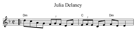 Julia Delaney - staff notation