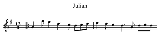 Julian - staff notation