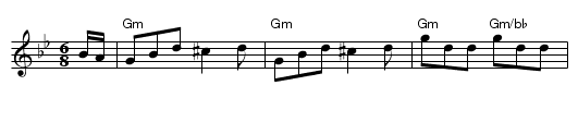 Jump at the Sun(Gm) - staff notation