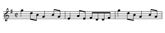 Jumping Joan [2] - staff notation