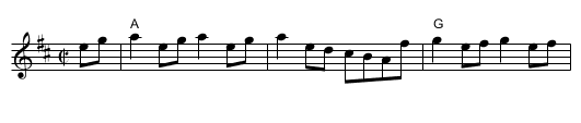 June Apple - staff notation