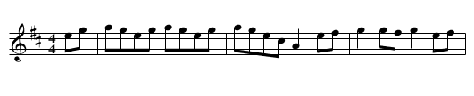 June Apple - staff notation