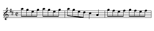 June Apple - staff notation