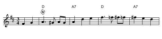June Clover - staff notation