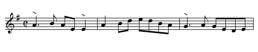 Junior Crehan's Favorite - staff notation