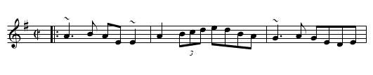 Junior Crehan's Favorite - staff notation