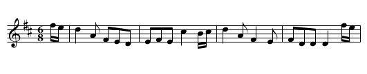 Just as I was in the Morning - staff notation