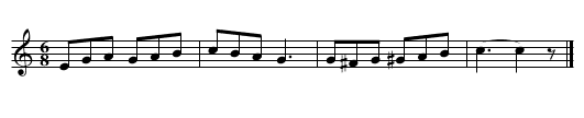 Kadril van Brussel - staff notation