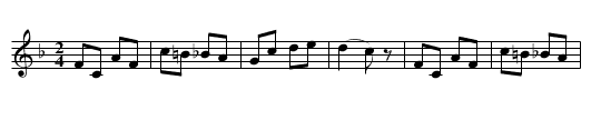 Kadril van Kampenhout - staff notation