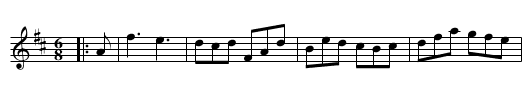 Kadrilj efter Jöns Persson - staff notation