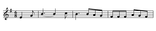 Kadullekens - staff notation