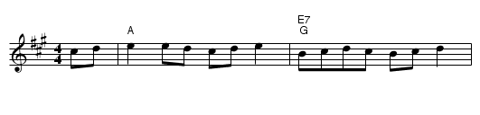 Kafoozalum - staff notation
