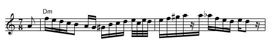 Kalamatianos - staff notation