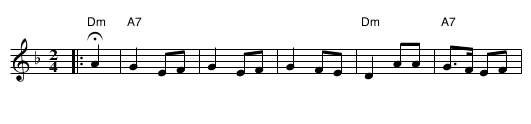 Kalinka - staff notation