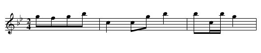 Kan niu ge - staff notation