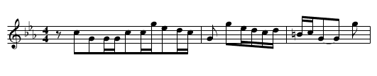 Kan yang ge - staff notation