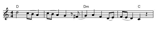 Kanasztancok ket hegedun - staff notation